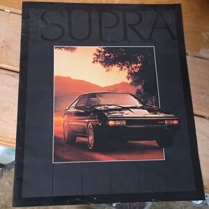 1983 Toyota Celica Supra Sales Brochure MkII A60 Original 80s JDM Catalog